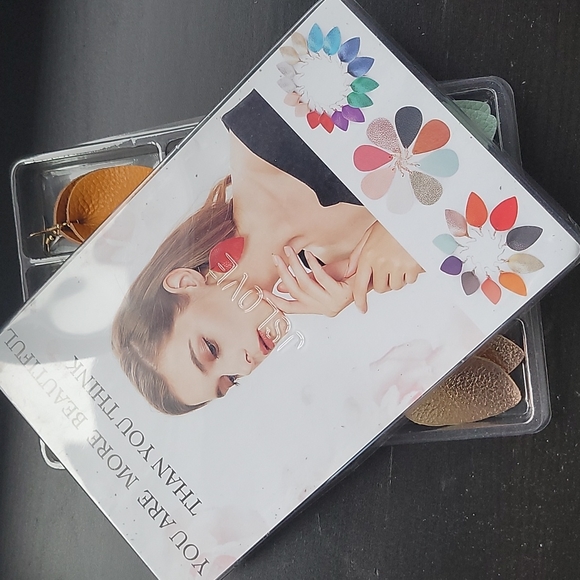 4/$20 JSLOVE leather earrings. - Picture 2 of 6